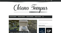 Desktop Screenshot of chronotempus.com