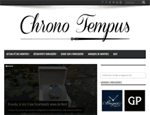 Tablet Screenshot of chronotempus.com